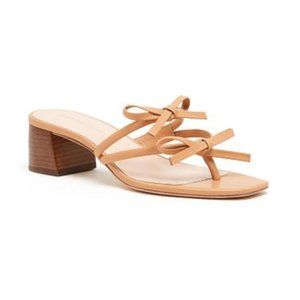 Loeffler Randall Jean Bow Leather Mules, NWT, 5.5